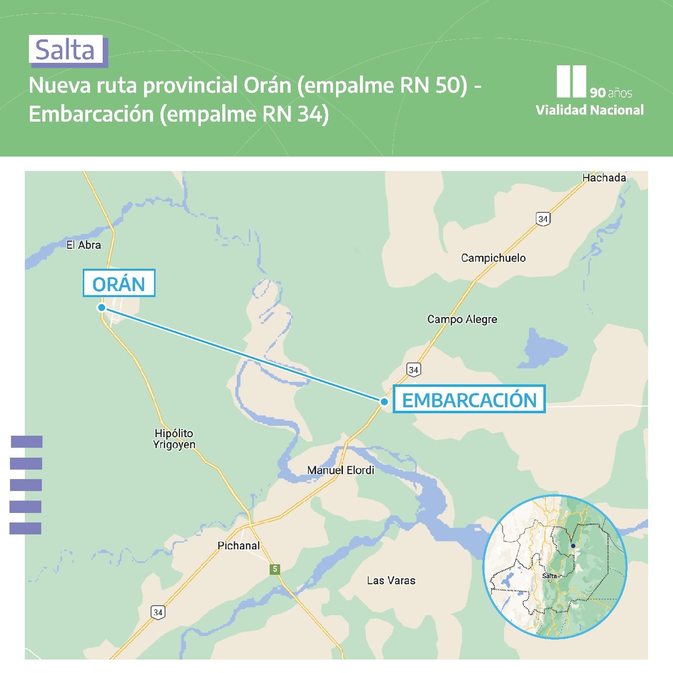 Vialidad Nacional financiará la obra de la nueva ruta provincial que ...
