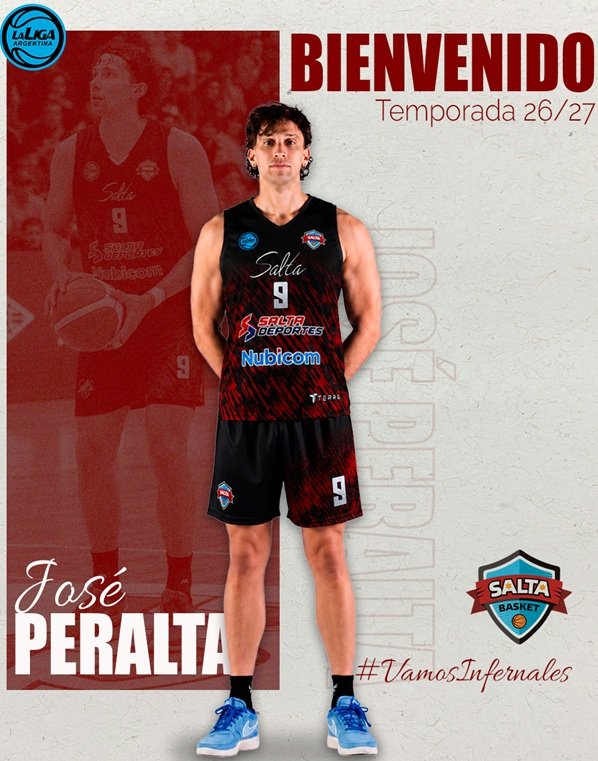 José Peralta, nuevo refuerzo de Salta Basket